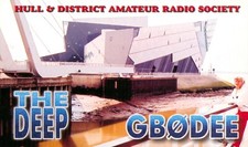 1 x QSL Card Radio UK GB0DEE The Deep Submarium Hull 2002 ≠ Q1070