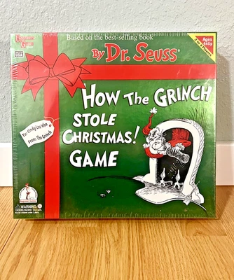 How the Grinch Stole Christmas Game - New Sealed - Dr Seuss University Games - Image 1 of 4