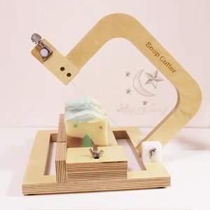 Wood Soap Cutter Soap Making Wire Cutting Multifunctional with Scale Handmade - Picture 1 of 7