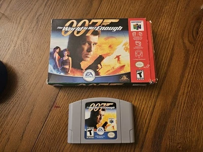 007 World Is Not Enough Nintendo 64 N64 CIB Complete Manual Box Game Cartridge - Image 1 of 4