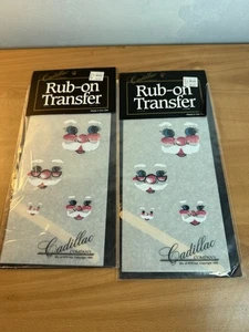 Cadillac Company 1993 Rub on Transfers Weihnachtsmann Neu Posten von 2 - Bild 1 von 5