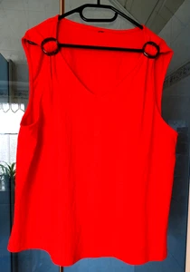 Orange Damen-Shirt / crinkle/ Größe und Name rausgetrennt - Bild 1 von 2