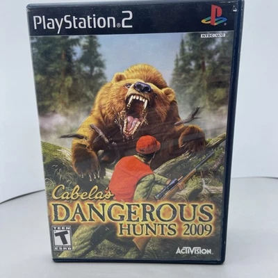 Cabela's Dangerous Hunts 2009 (Sony PlayStation 2, 2008) Complete CIB - Image 1 of 4