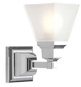 Livex Lighting 1031-05 Mission Wall Sconce Polished Chrome - Picture 1 of 1
