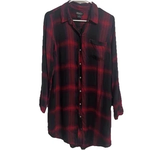 Lucky Brand Dress Womens Size S Plaid Longsleeve Button Up - Picture 1 of 4