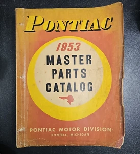1953 Pontiac Master Parts Catalog,  Good cond., 584 pages, covers 1938-1953 - Bild 1 von 9