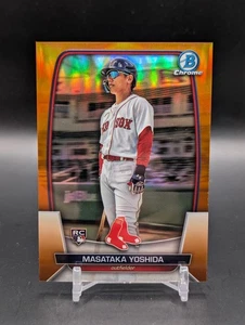 2023 Bowman Chrome Orange Refractor Masataka Yoshida Rookie RC #/25 - Picture 1 of 2