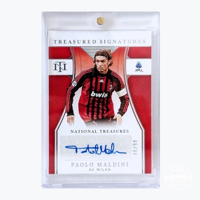 Crónicas Panini 2021-22 - firmas atesoradas Paolo Maldini automático/99 Foto 1 de 3