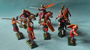 RÖMISCHE rote Tuniken GROSSES SET Krieger Argentinien DSG PLASTIK SOLDATEN BRITAINS - Bild 1 von 13