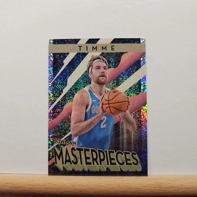 2022-23 Bowman U Best Drew Timme Masterpieces SPECKLE Refractor SP card # BM-5 - Image 1 of 2