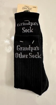 Calcetines de pantorrilla para pies desnudos Grandpa’s talla grande 8-13 NUEVO Foto 1 de 4