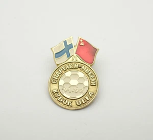 Badge Pin: UEFA Cup 1991-92 FC Spartak Moscow USSR - " MP Mikkeli " Finland - Picture 1 of 1