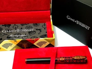 Montegrappa Game of Thrones Targeryen Rollerball Pen Tintenroller Full Set NEU - Bild 1 von 11