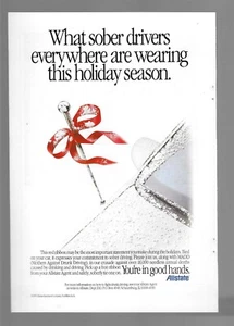 Allstate Insurance Sober Drivers Holiday Season & General Motors GM Credit Ads - Picture 1 of 2