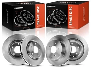 A-Premium Front & Rear Vented Disc Brake Rotors for 2017-18 Nissan Rogue - Picture 1 of 9