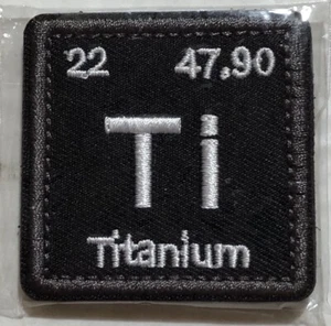 Titan Atom periodischer militärisch bestickter Aufnäher - Bild 1 von 3