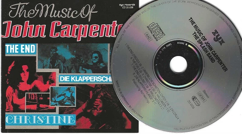 OST - The Music of JOHN CARPENTER (CD/zyx records/West Germany) rare ORG/NO EAN - Image 1 of 1