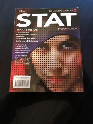 Behavioral Sciences Stat Student Edition By Heiman With Online Access Code Foto 1 de 3