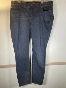 Jeans Torrid Premium donna 22 regular bomba skinny blu scuro denim plus - Foto 1 di 5