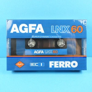🔴 1x AGFA LNX 60 * IEC I Type 1 * Cassette Kassette кассета *SEALED* 1986 - Picture 1 of 2