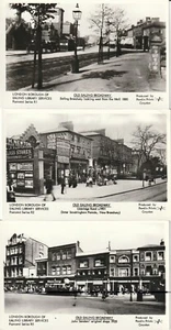 OLD EALING BROADWAY Set of 5 Pamlin Prints Repro photo postcards Series R - Picture 1 of 3