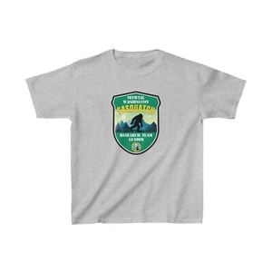 Washington Sasquatch Big Foot Kids Boys Girls Heavy Cotton T-Shirt - Picture 1 of 3