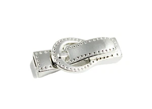 "Hebilla de cinturón" platino ID 5 x 2 mm pulsera hacer 27x12mm - Imagen 1 de 1