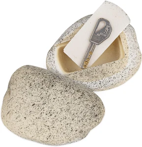 Bargifts Fake Rock Schlüssel Versteck Safe für Outdoor Garten oder Hof, große Größe gefälschte St - Bild 1 von 12