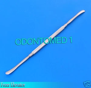 1 Freer Elevator Strong Curved Dental Surgical Instruments - Bild 1 von 3