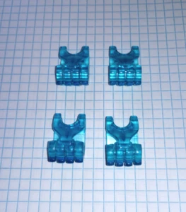 4 Bionicle Lego 93575 Trans Puño de Fábrica Héroe Azul Claro, Agujero de Eje, 4 Dedos - Imagen 1 de 24