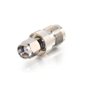 C2G #42221 RP-SMA Male to RP-TNC Female Coax Co-ax F Jack Wi-Fi Antenna Adapter - Picture 1 of 4