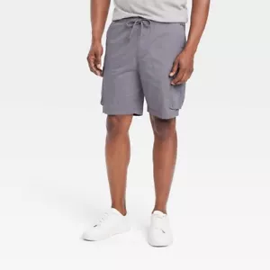 Goodfellow & Co Men's CARGO shorts 6 pockets 8” Inseam Relaxed Pick Color, XXL - Picture 1 of 6