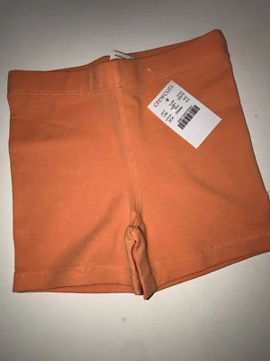 Новый с Ярлыками 4/5 года Crewcuts J экипажа хлопок смесь барабаны шорты девочки дыня оранжевый - Изображение 1 из 4