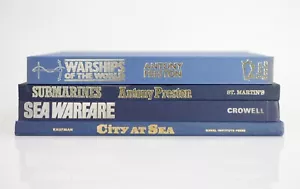 Sea Warfare & Other Maritime Information 4 Book Set - Picture 1 of 8