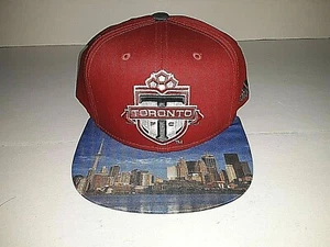 Toronto FC MLS Snapback Flat Bill Skyline Hat - Picture 1 of 4