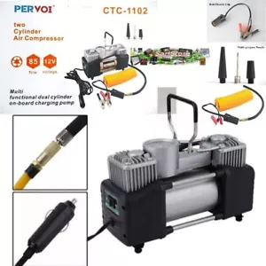 Compressore Portatile 12V Auto Moto Camper 150 PSI Gonfiatore Pneumatici + borsa - Foto 1 di 13