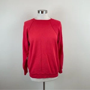 Pannill Solid Red Sweatshirt Casual Long Sleeve Soft Women XL Extra Large - Picture 1 of 8