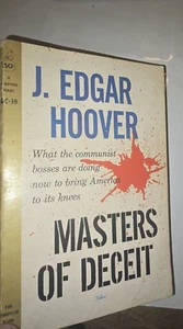 J EDGAR HOOVER MAESTROS DEL ENGAÑO PB BOX403 - Imagen 1 de 1