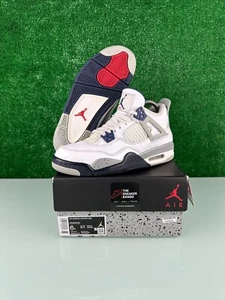 Size 6Y - Jordan 4 Retro Mid Midnight Navy GS - Picture 1 of 10