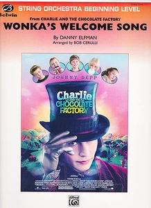 WONKA'S WELCOME SONG STRING ORCHESTRAL BEGINNING LEVEL SHEET MUSIC B001OTGKC8 - Picture 1 of 1