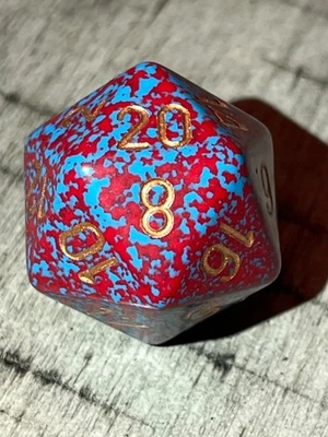 CHX Chessex D20 Golden Speckled Sección 8 RPG Dados Ad&d 082725@ Foto 1 de 3