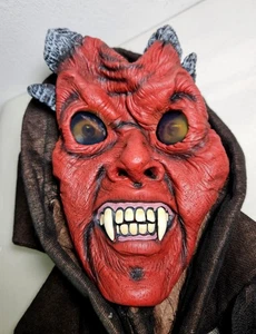 Halloween Devil's HOLOGRAM HOODIE Head Mask - One Size  - Brand New With Tag  - Picture 1 of 5