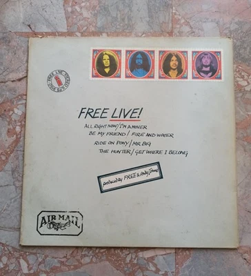 Free – Free Live 1971 UK LP Vinile 33 giri - Immagine 1 di 4