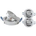 Lot de 2 spot led encastrable orientable 5w eq. 50w, blanc neutre ref.64854000