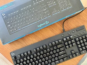 Logitech G610 Orion Red Backlit Mechanical Gaming Keyboard - Picture 1 of 3