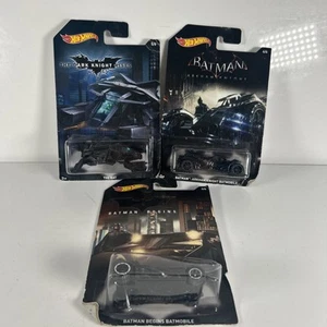 X3 Batman Hot Wheels DC Paquete NUEVO, Arkham Knight, Dark Knight, Batman Begins - Imagen 1 de 14