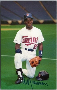 Vintage 1987 MINNESOTA TWINS Baseball Postcard "AL NEWMAN - Infielder" / Unused - Picture 1 of 2