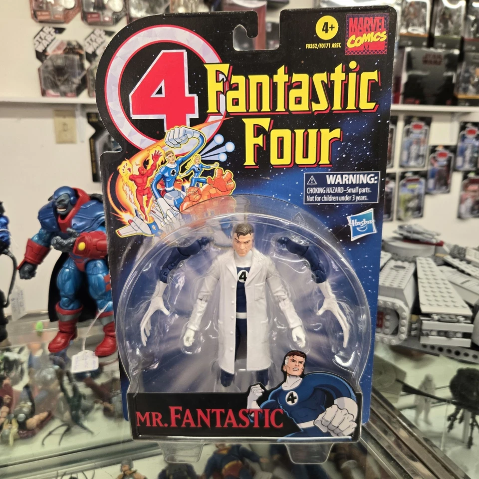 Marvel Legends MR. FANTASTIC 6" Figure Fantastic Four Retro F0352 Hasbro
