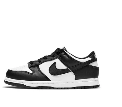 Little Kid's Nike Dunk Low Retro "Panda" White/Black-White (CW1588 100) - Image 1 of 4