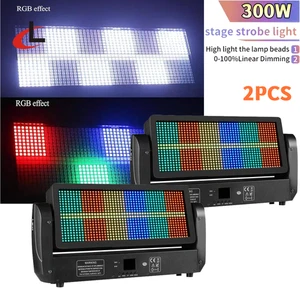 2PC 12+12 Section Strobe Moving Head RGBW LED Pixel Panel Stage Light for Events - Picture 1 of 10